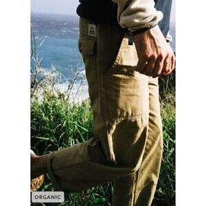 Passenger Made To RoamMens Size 36 Organic Cotton Cropped Trouser  Pants Hiking